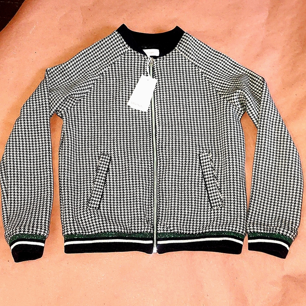Kids Catimini houndstooth jacket, size 8
